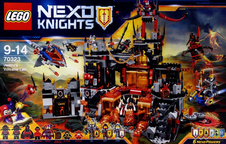 LEGO Nexo Knights Wulkaniczna kryjówka Jestro (70323) [KLOCKI]