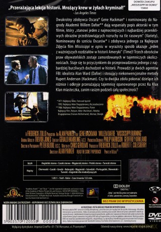 Mississippi w ogniu [DVD]