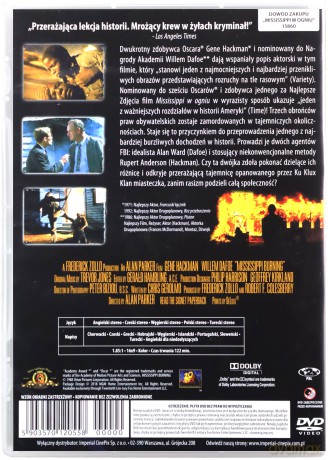Mississippi w ogniu [DVD]
