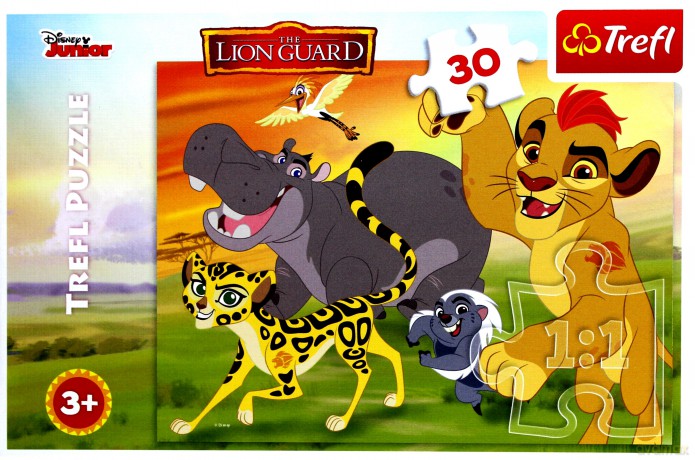 TREFL 30 el. Lwia Straż wesoło naprzód (18210) [PUZZLE]