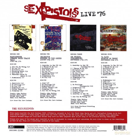 Sex Pistols: Live 76 (Limited) [4xWinyl]