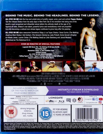 All Eyez on Me [Blu-Ray]