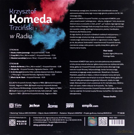 Krzysztof Komeda Trzciński: Krzysztof Komeda Trzciński w Radiu [Winyl]