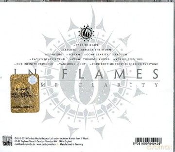 In Flames: Come Clarity (Re-issue 2014) [CD]