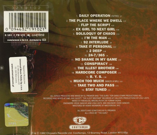 Gang Starr: Daily Operation [CD]