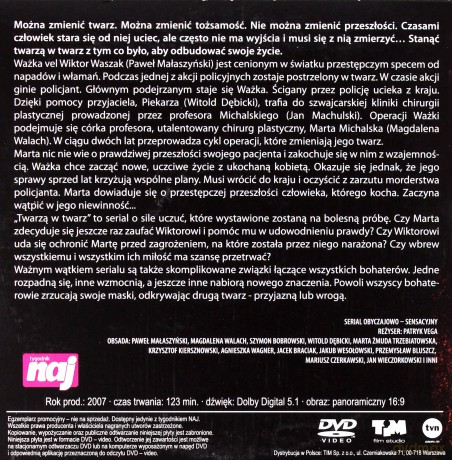 Twarzą w twarz sezon 1 Pakiet (wydanie gazetowe) [4DVD]