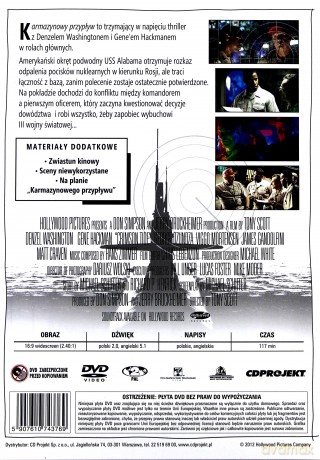 Karmazynowy przypływ. Kolekcja: filmowe przeboje [DVD]