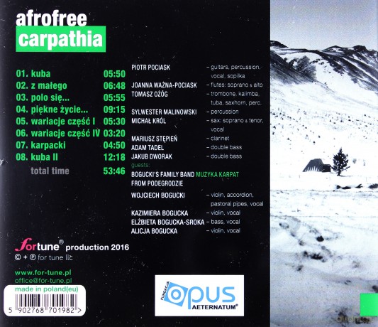 Afrofree: Carpathia [CD]