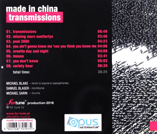 Made In China: Transmissions [CD]