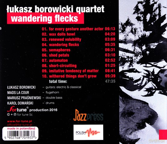 Lukasz Borowicki Quartet: Wandering Flecks [CD]