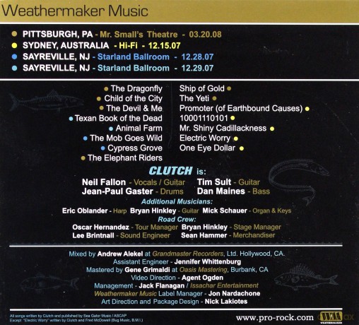 Clutch: Full Fathom Five Audio Field Recordings (digipack) [CD]