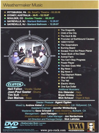 Clutch: Full Fathom Five Video Field Recordings [DVD]