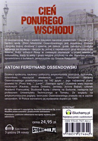 Cień ponurego Wschodu - Antoni Ferdynand Ossendowski [AUDIOBOOK]