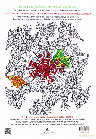 Doodle realm. Kraina bazgrołów. Szał kolorowania - Jaakko Hinkkanen [KSIĄŻKA]