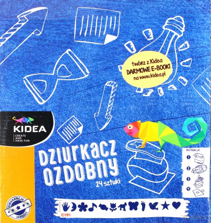 Dziurkacz ozdobny 10 mm (24 szt)