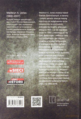 Historia USA - Maldwyn A. Jones - Maldwyn A. Jones [KSIĄŻKA]