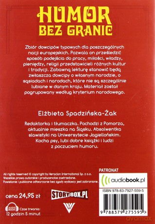 Humor bez granic. 5000 żartów - Elżbieta Spadzińska-Żak [AUDIOBOOK]