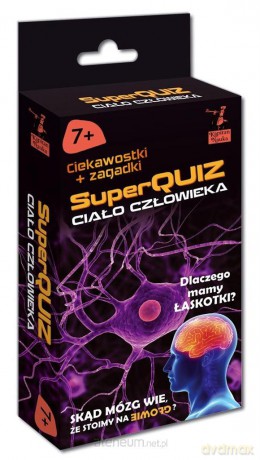 Kapitan Nauka. SuperQuiz - Ciało człowieka [KSIĄŻKA]