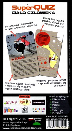 Kapitan Nauka. SuperQuiz - Ciało człowieka [KSIĄŻKA]