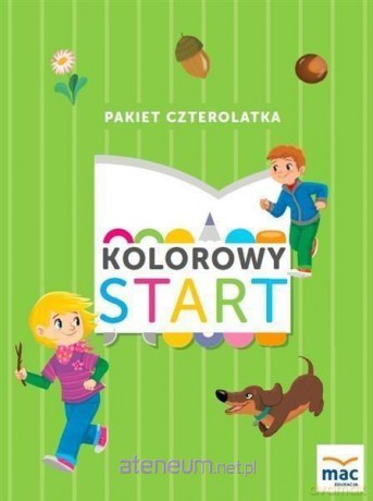Kolorowy start. Czterolatek. Pakiet dla dziecka [KSIĄŻKA]