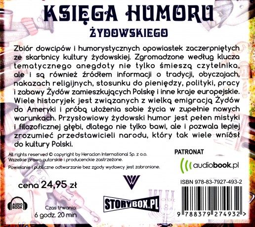 Księga humoru żydowskiego - Jacek Illg, Weronika Łęcka [AUDIOBOOK]