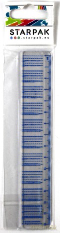 Linijka 15 cm plastikowa z tabliczką mnożenia