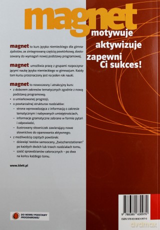 Magnet 3 KB wersja wieloletnia [KSIĄŻKA]
