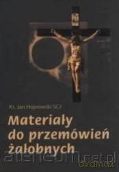 Materiały do przemówień żałobnych - Jan Hojnowski [KSIĄŻKA]