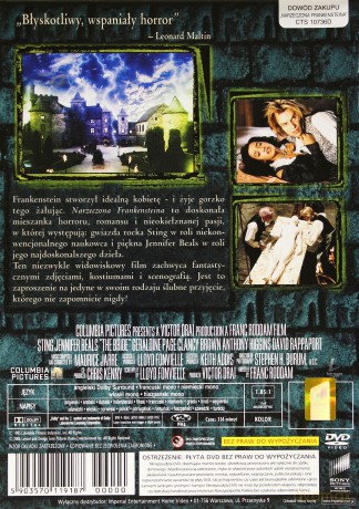 Narzeczona Frankensteina (1985) [DVD]