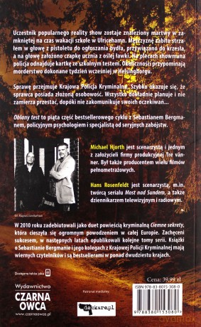 Oblany test - Michael Hjort, Hans Rosenfeldt [KSIĄŻKA]