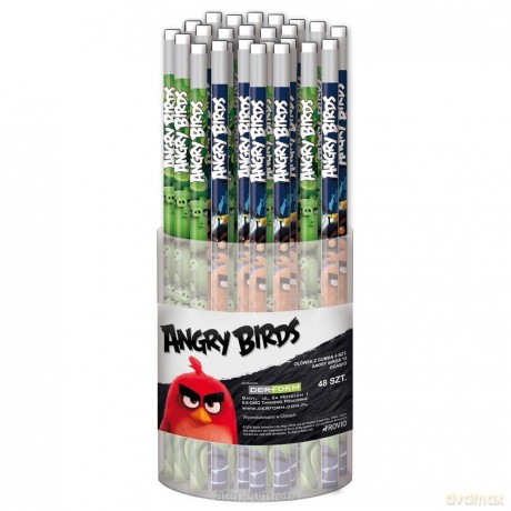 Ołówek z gumką Angry Birds 13 (48 szt)