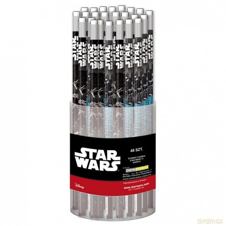 Ołówek z gumką Star Wars 14 (48 szt) (Gwiezdne Wojny)