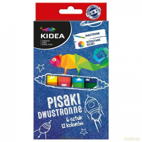 Pisaki dwustronne 6 szt