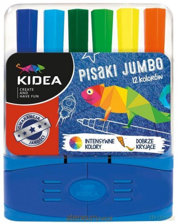 Pisaki jumbo 12 kolorów