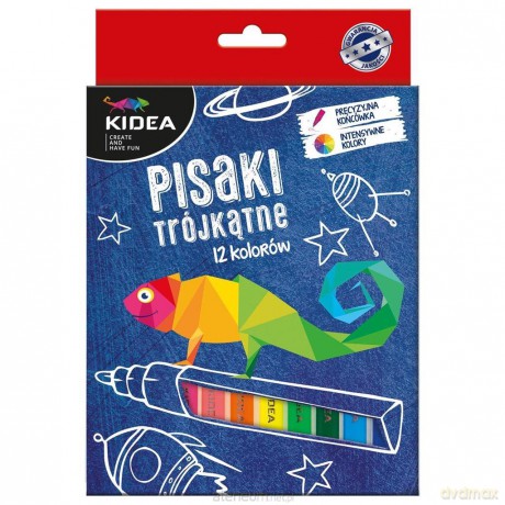 Pisaki trójkątne 12 szt.