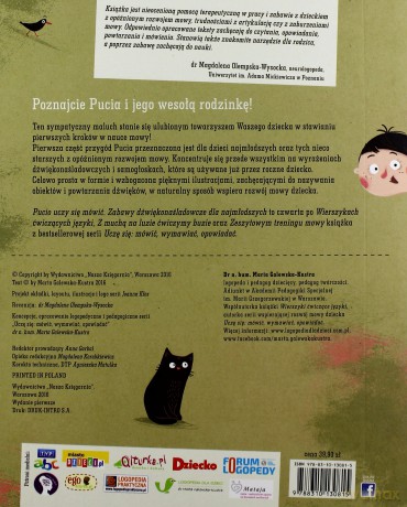 Pucio uczy się mówić. Zabawy dźwiękonaśladowcze dla najmłodszych - Marta Galewska- Kustra [KSIĄŻKA]