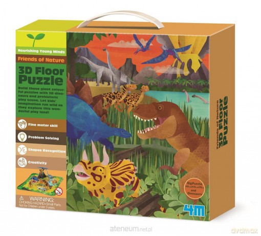 Puzzle 3D - Dinozaury [PUZZLE]