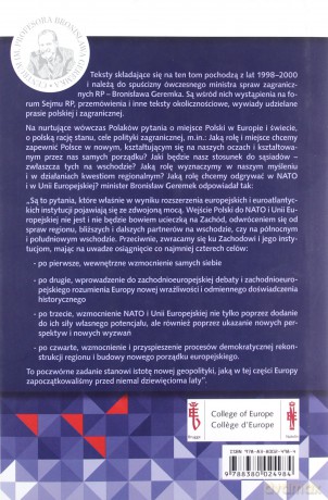 Skuteczność i racja stanu - Bronisław Geremek [KSIĄŻKA]