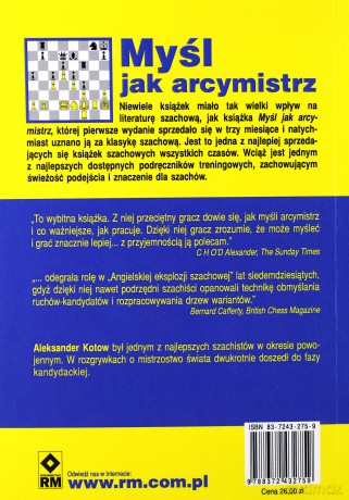 Szachy. Myśl jak arcymistrz - Aleksander Kotow [KSIĄŻKA]