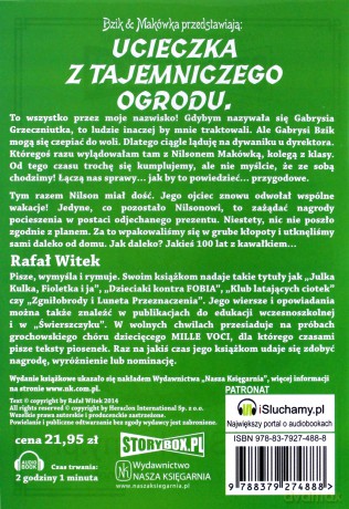 Ucieczka z tajemniczego ogrodu - Rafał Witek [AUDIOBOOK]