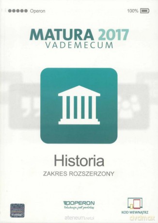 Vademecum 2017 LO Historia zakres rozszerzony [KSIĄŻKA]
