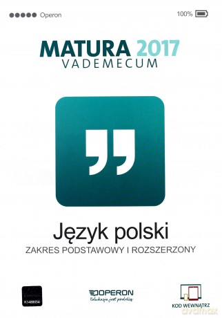 Vademecum 2017 LO Język polski zakres podstawowy i rozszerzony [KSIĄŻKA]