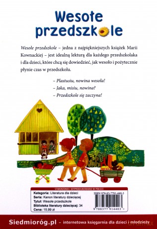Wesołe przedszkole - Maria Kownacka [KSIĄŻKA]