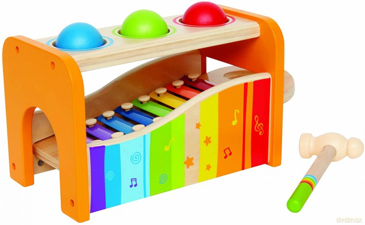 Zestaw instrumentów Ławeczka Hape E0305Hape E0305