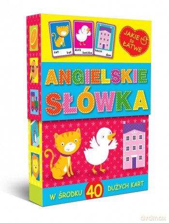 Angielskie słówka karty malucha [KSIĄŻKA]
