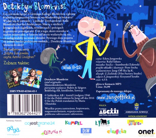 Detektyw Blomkvist - Astrid Lindgren [AUDIOBOOK] [CD-MP3]