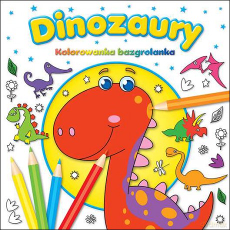 Dinozaury kolorowanka bazgrolanka [KSIĄŻKA]