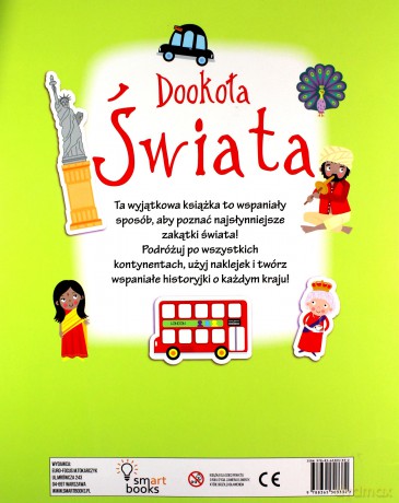 Dookoła świata. Poznaję świat + naklejki [KSIĄŻKA]
