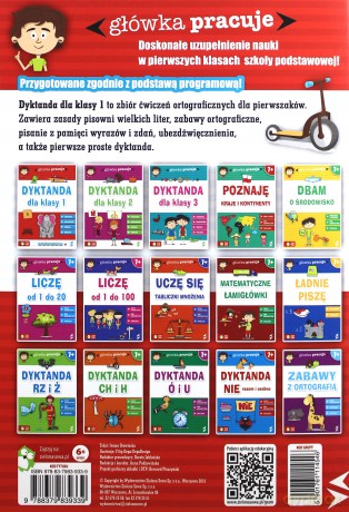 Dyktanda dla klasy 1 główka pracuje [KSIĄŻKA]