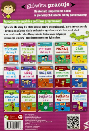 Dyktanda dla klasy 2 główka pracuje [KSIĄŻKA]